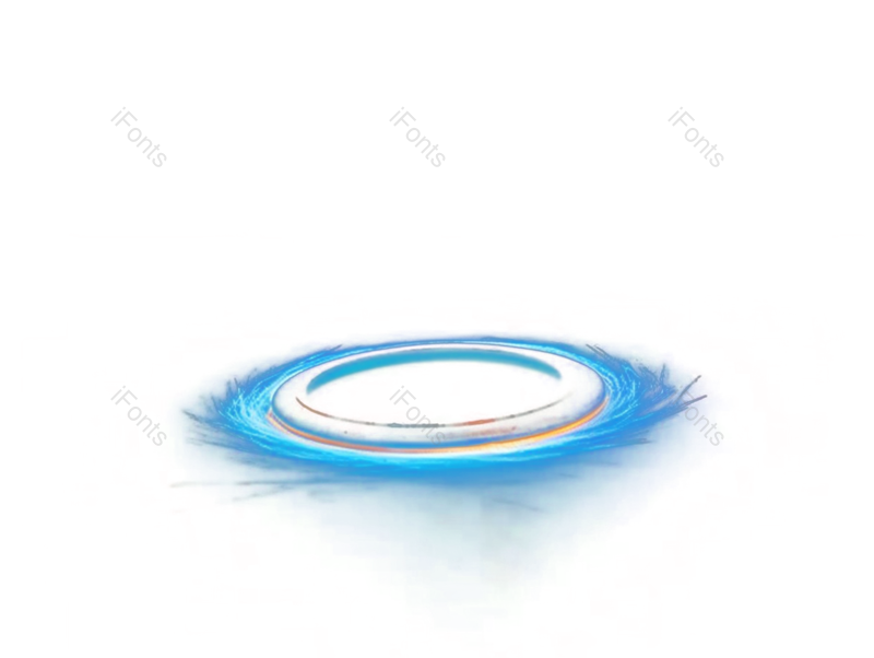 光效图片,蓝色元素,光环PNG,光效果免抠素材